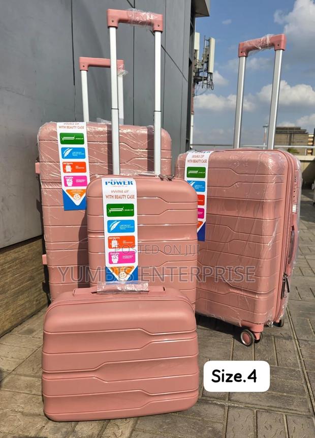 4 N 1 Rubber Unbreakable Suitcase Set at 8000 for Size 4