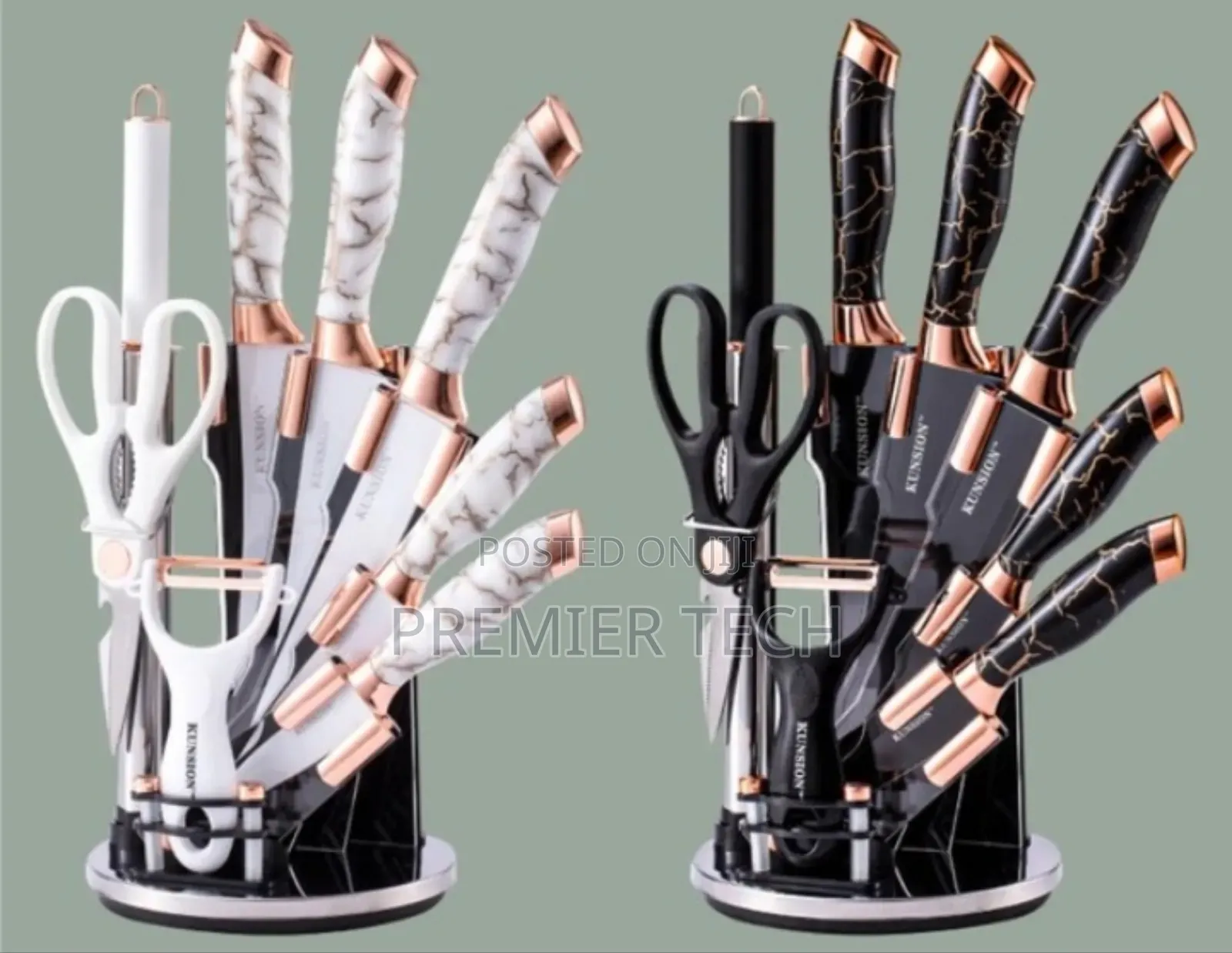 Marble Knife Set