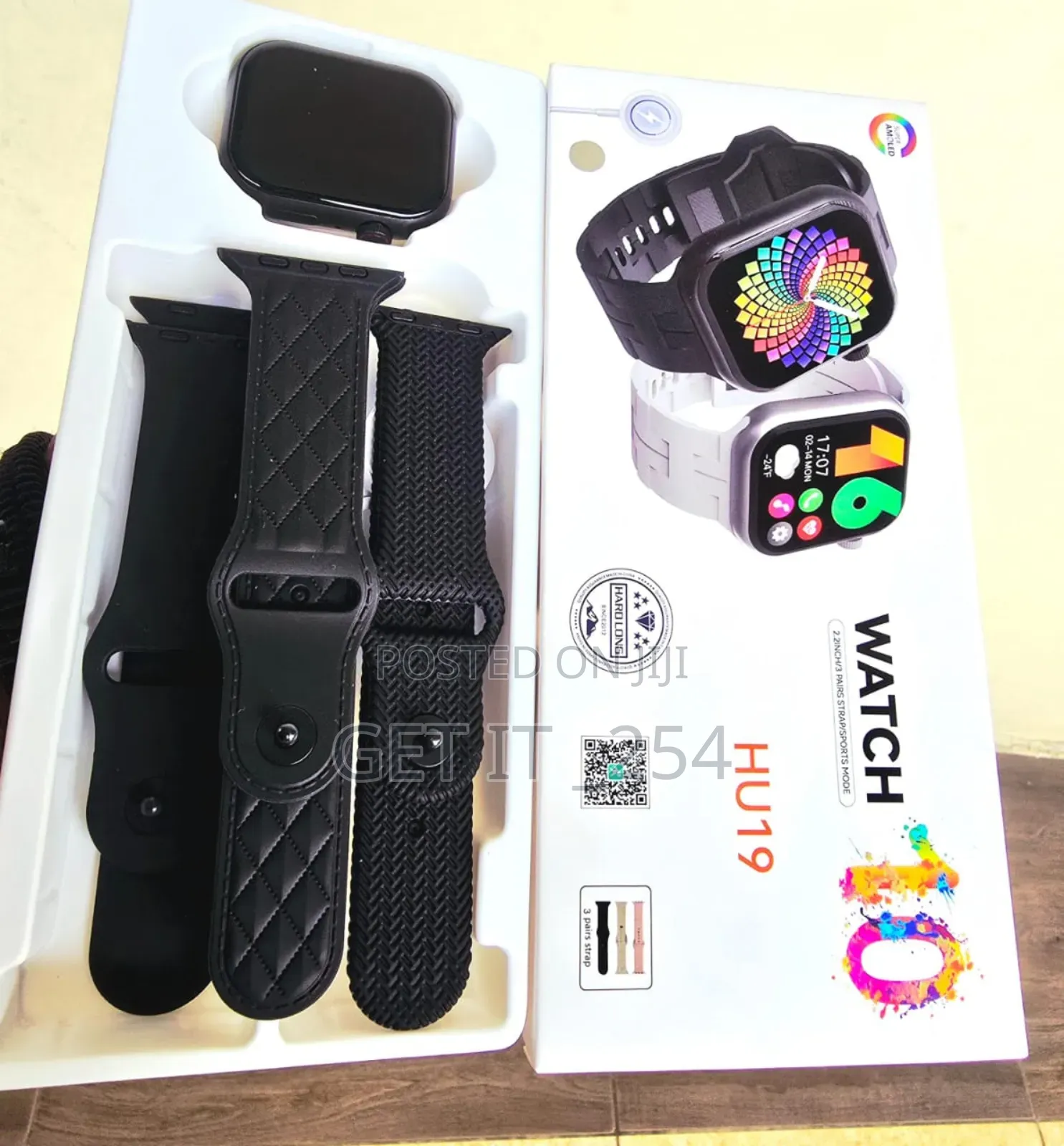 **4 In1 3straps 1 Watch  Smart Watch