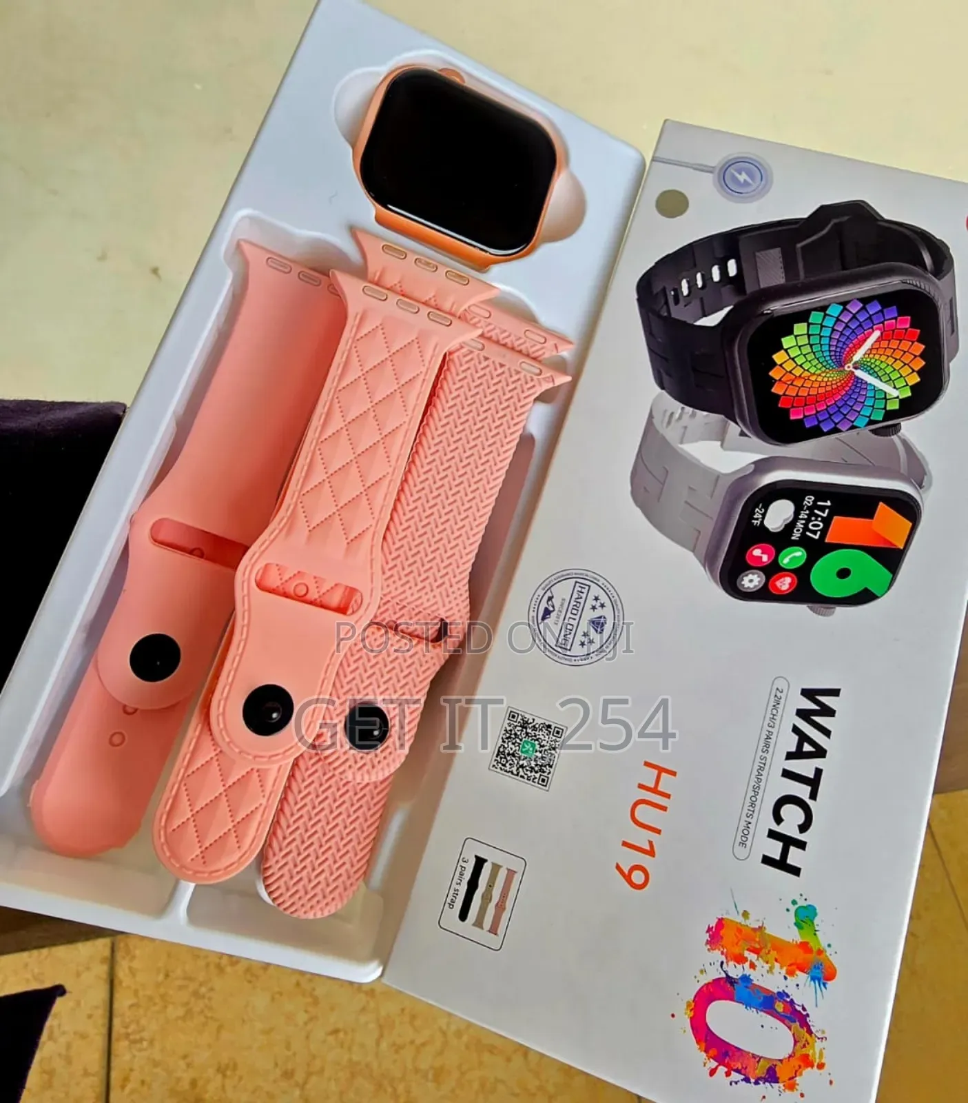 **4 In1 3straps 1 Watch  Smart Watch