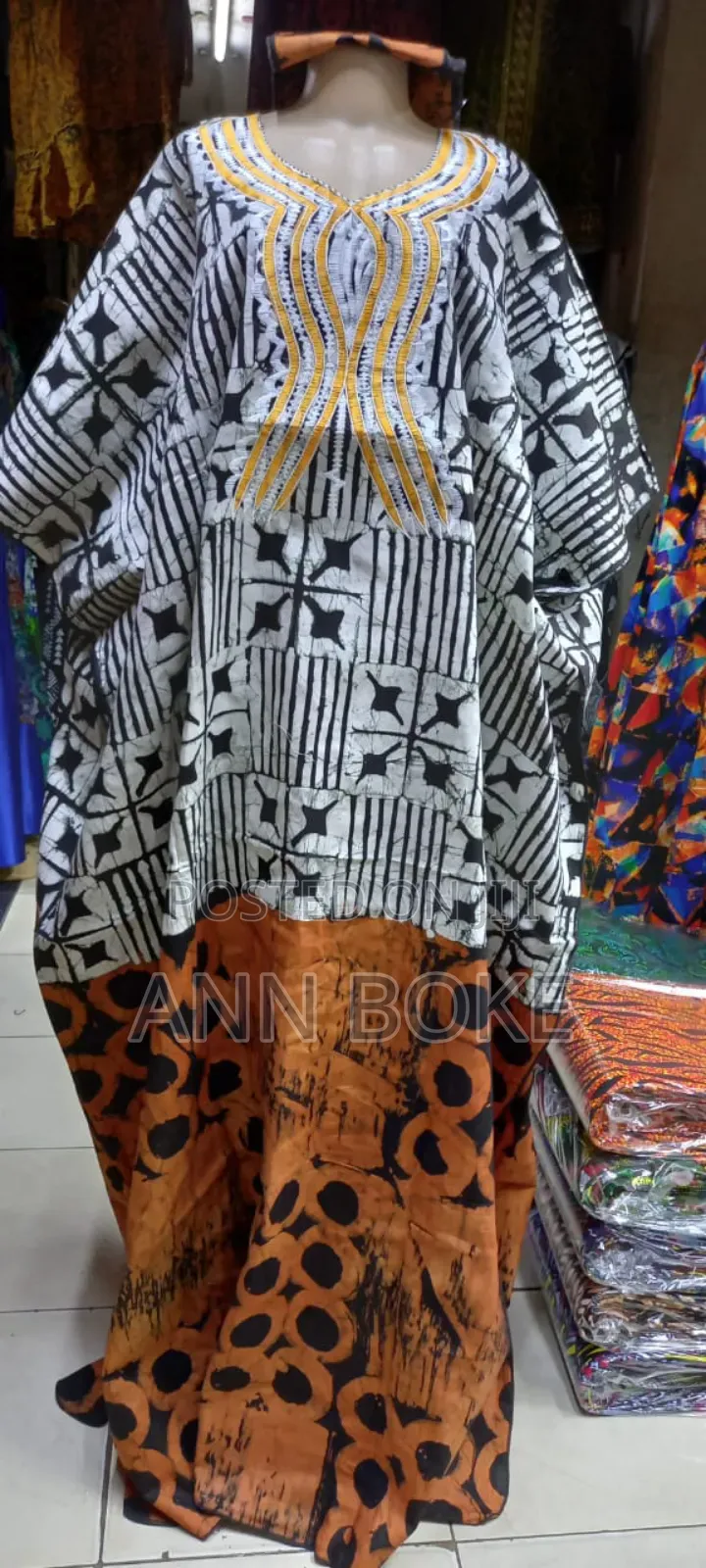 Western African Kitenge Dress