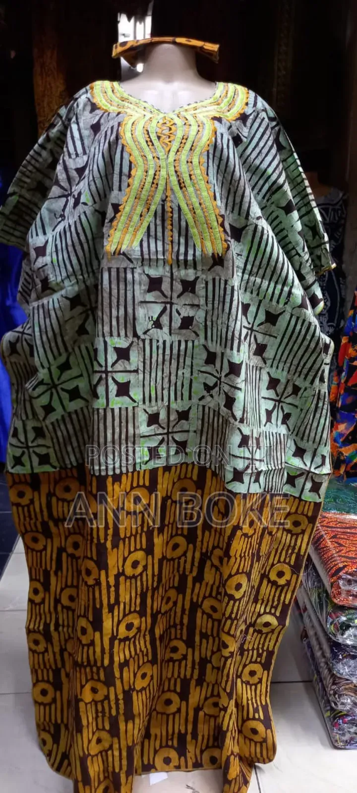 Western African Kitenge Dress