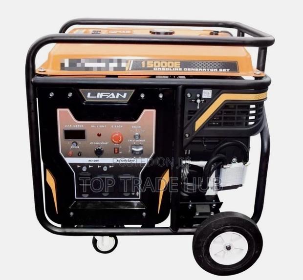 Lifan 15kva Petrol Generator Single Phase Open Type - main view