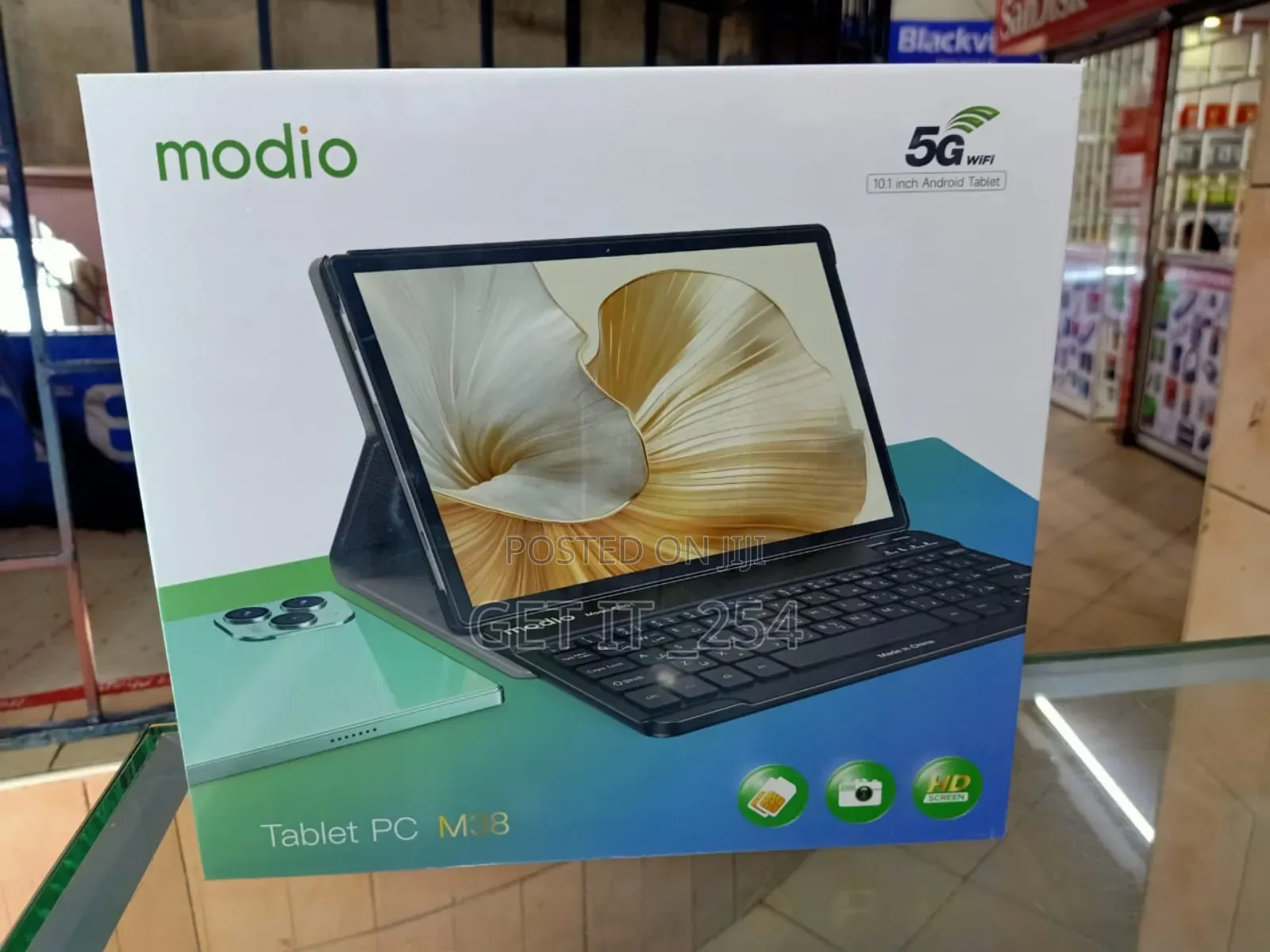 Modio M38 Tablet
Android, 10.1-inch
 Memory 8gb Ram + 1tb