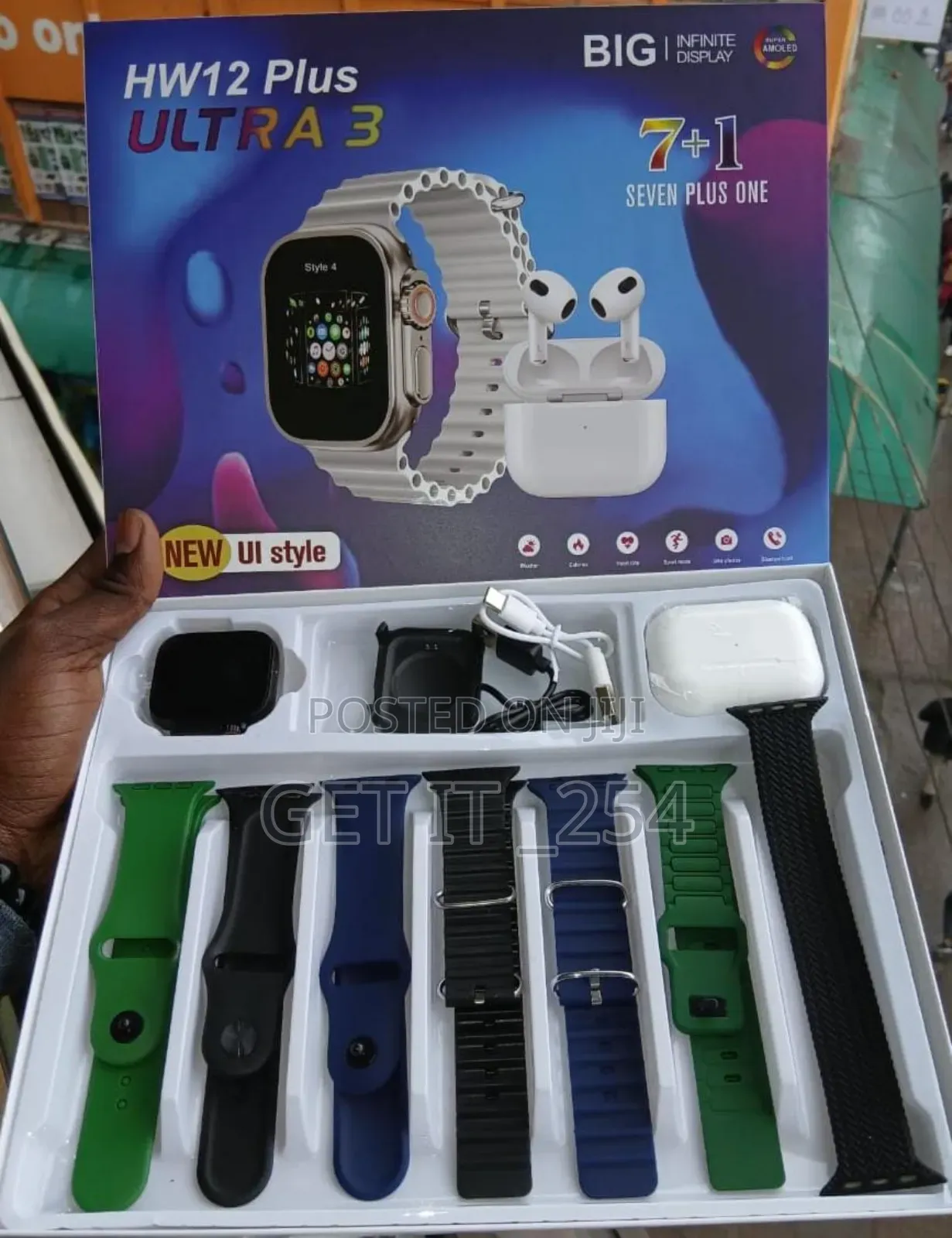 Hw12plus Ultra 3 1smartwatch 1 Earpod *Wholesale