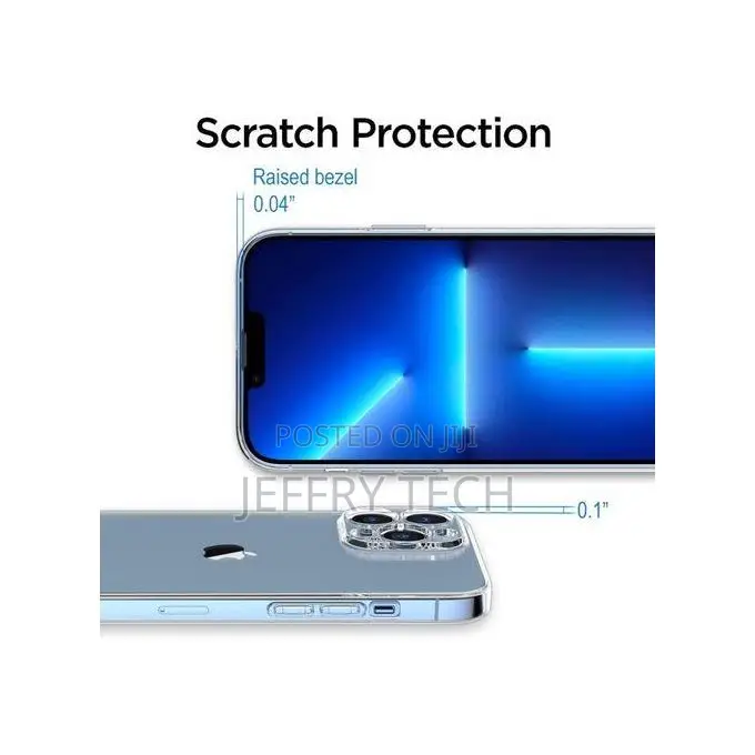Edge to Edge Cover for iPhone 13 Pro Max (Transparent, Camer