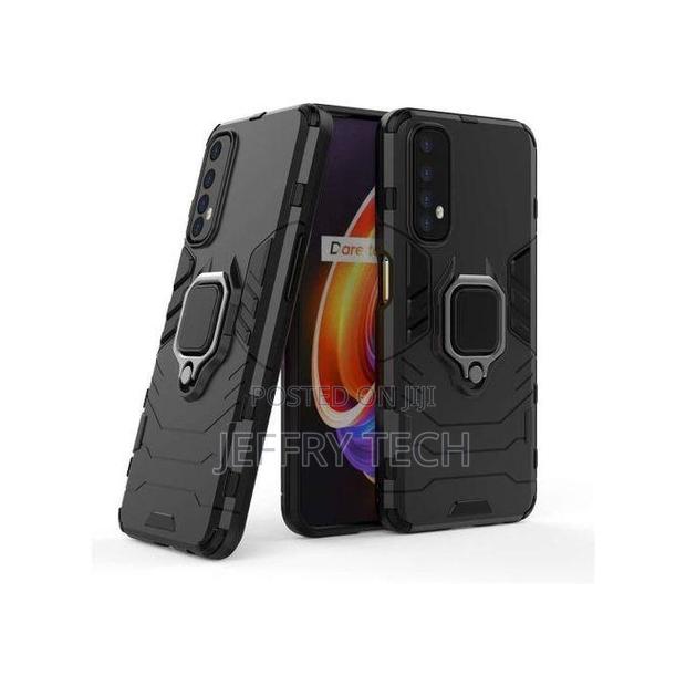 360°Rotating Ring Kickstand Back Cover for Realme 7 - thumbnail 3
