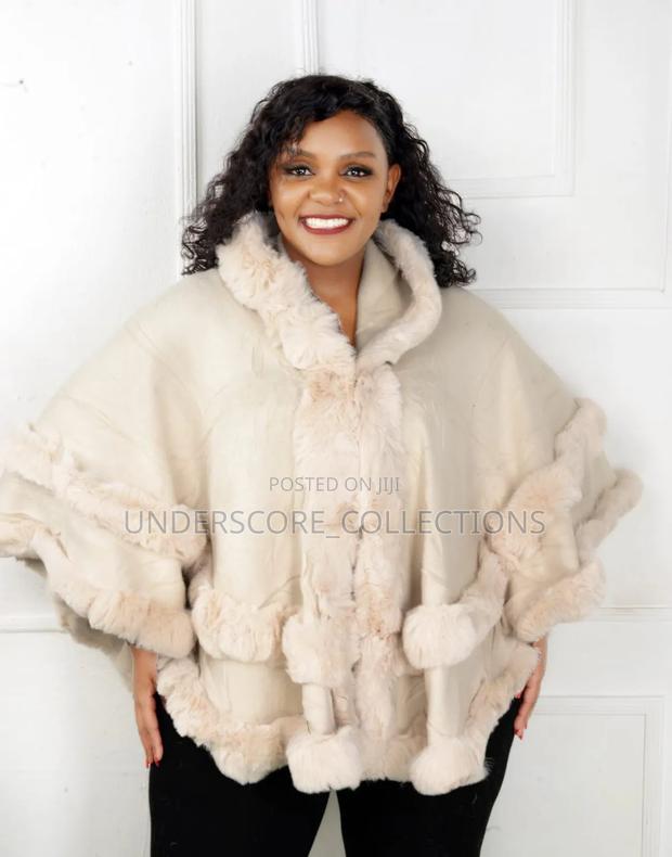 Cosy and Warm Fleece Poncho - main view