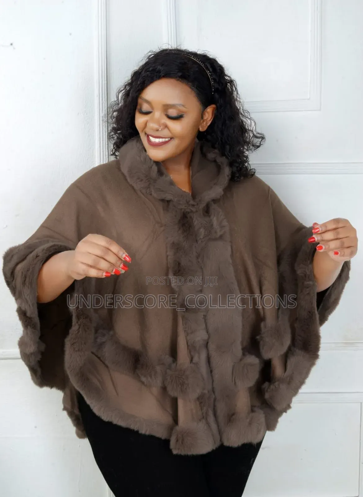 Cosy and Warm Fleece Poncho
