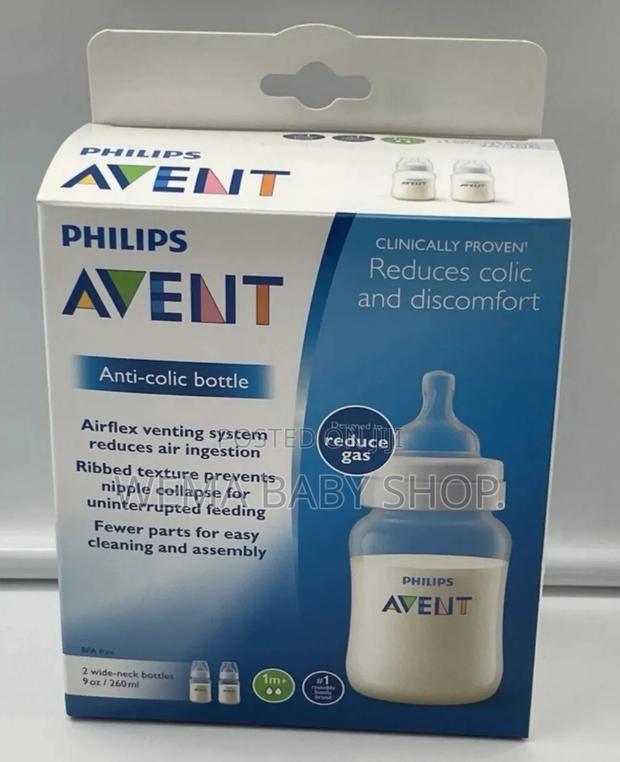 Twin Pack Philip Avent Anti-Colic Baby Feeding Bottles