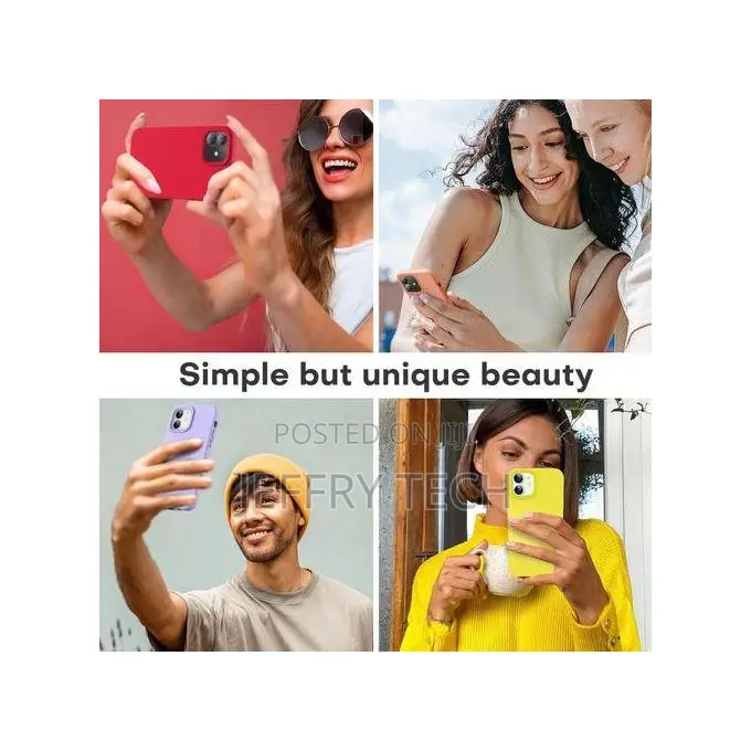 Apple iPhone 12/ iPhone 12 Pro Real Silicone Case With Insid
