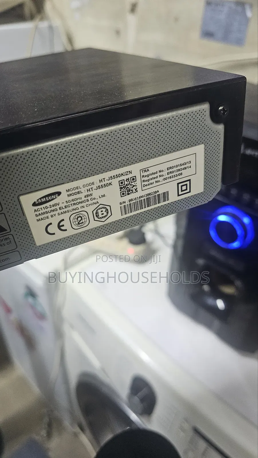 Samsung Bluray Hometheatre Headunit J555-Ok