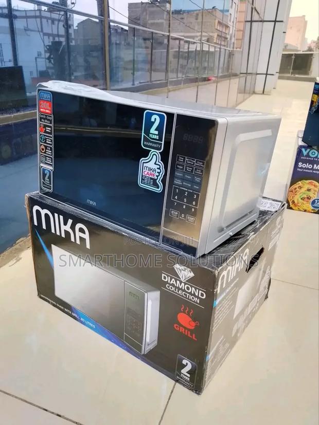 Mika Microwave Oven, 20l, With Grill, Digital Control Panel,