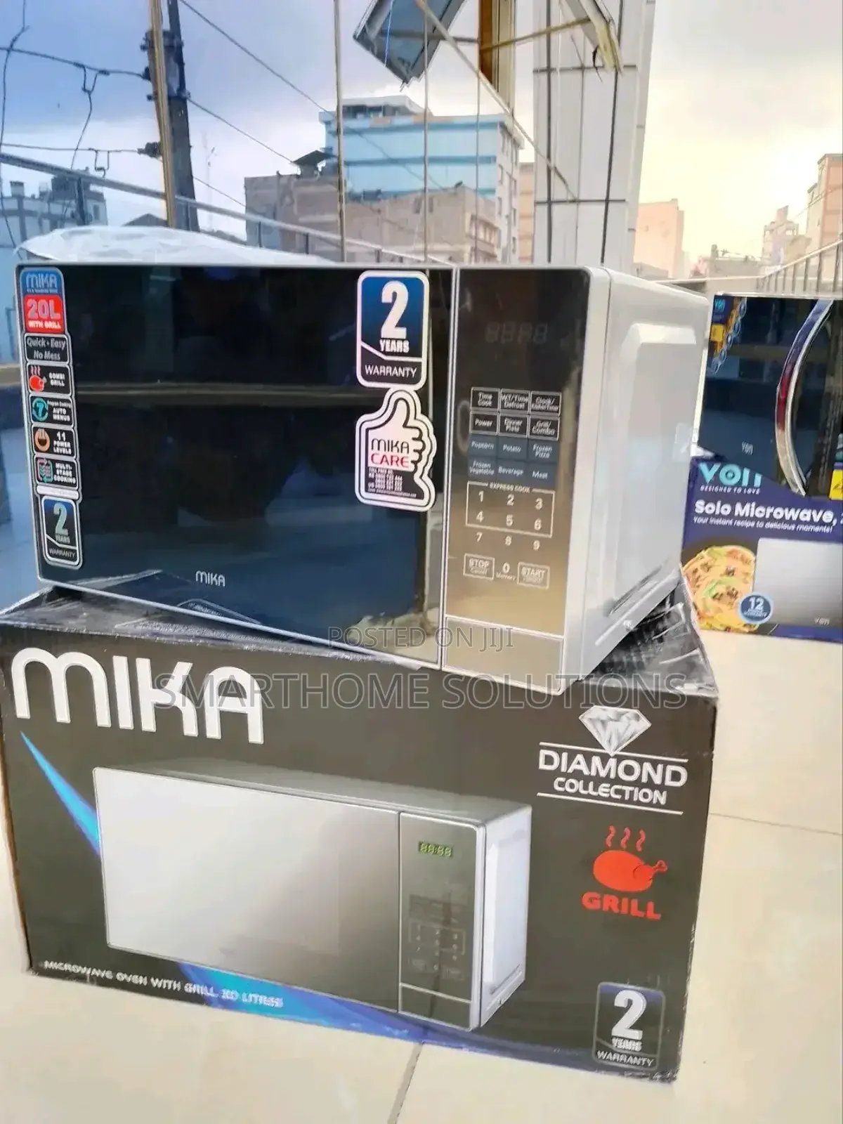 Mika 20l Digital Microwave With Grill (Mmwdgpb2074mr)