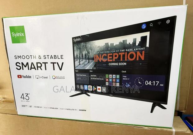 Syinix 43 Inches Smart Tv Full Hd Wifi, Youtube, Netflix.