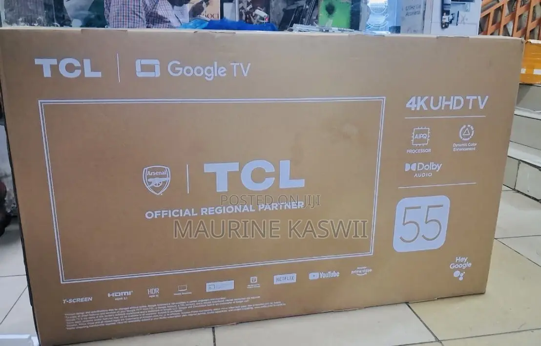 TCL 55”Google Uhd Tv 55v6c