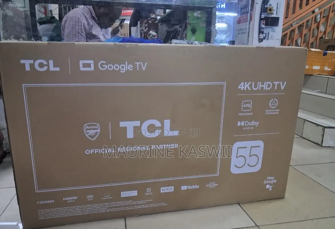 TCL 55”Google Uhd Tv 55v6c