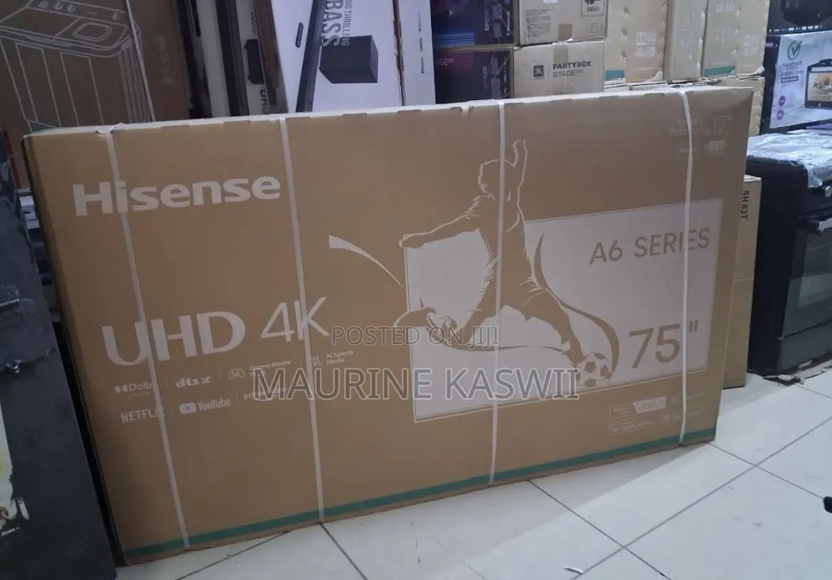Hisense 75 Inch Uhd Tv 75a6 (2025) Frameless