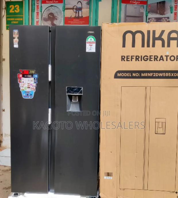Mika Fridge 595litres Sideto Side Nofrost With Dispenser B5
