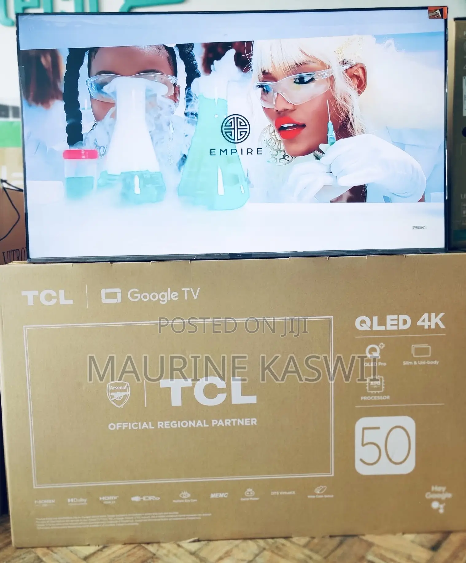 TCL 50′′ 50c655 Qled Pro 
