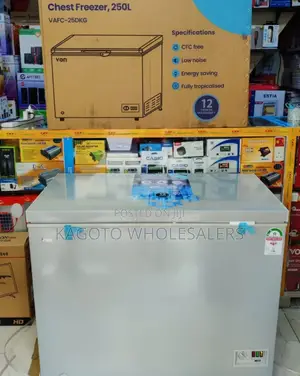 Von Deep Chest Freezer 250l Silver Color V250l-Fr