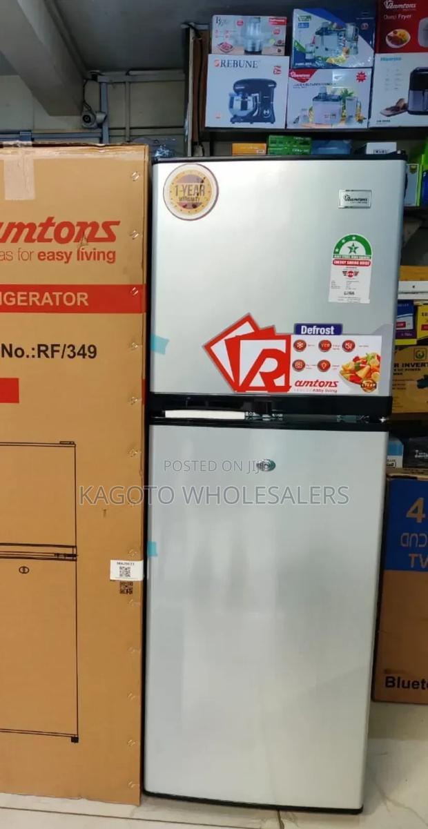 Ramtons Fridge Double Door 138l Silver Rf/Dd349/3star