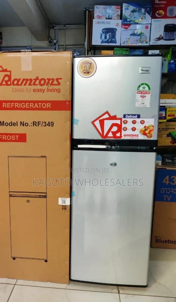 Ramtons Fridge Two Door 138litres Silver Rf/Dd349/3star