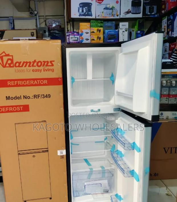 Ramtons Refrigerator 2 Door 138litres Silver Rf/Dd349/3star