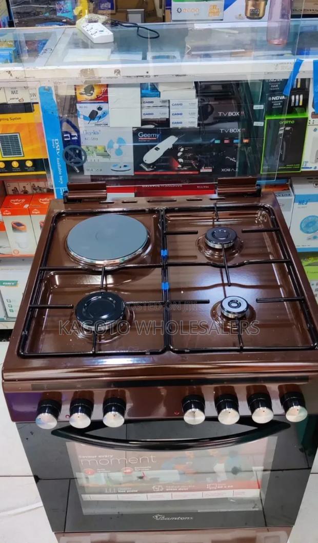 Ramtons Cooker 3g+1e 60x60 Rc/Rm605 3 Gas +1e, Thermostate