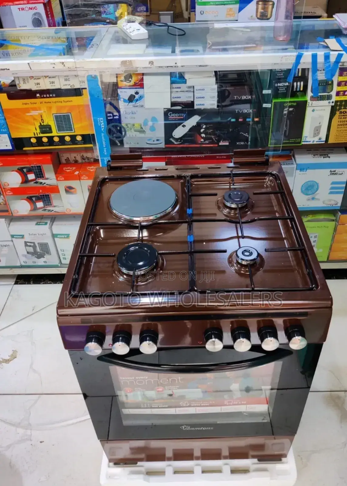 Ramtons Cooker 3g+1e 60by60 Rc/Rm605 3 Gas +1e, Thermostate