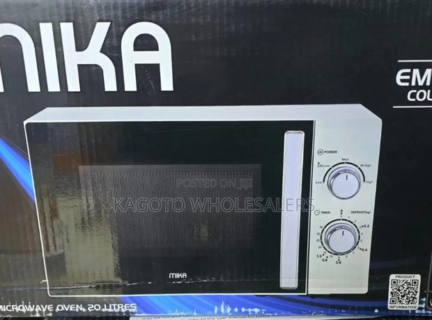 20 Litres Mika Manual Microwave Oven (White Color) M2/Wl