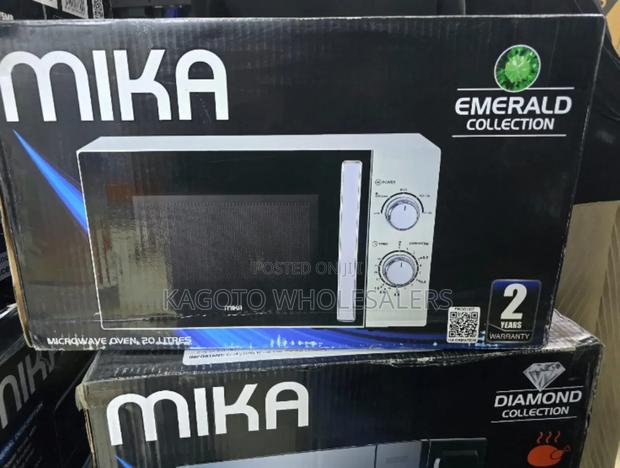 20l Mika Manual Microwave Oven (White Color) M2/Wl