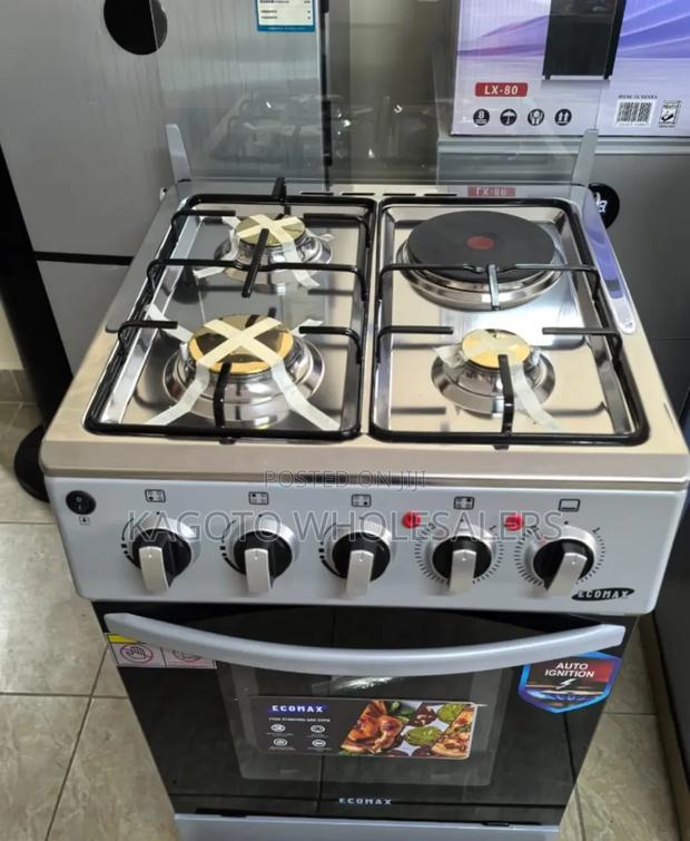 50*55 Ecomax 3+1 Free Standing Cooker E3+1c/G - main view