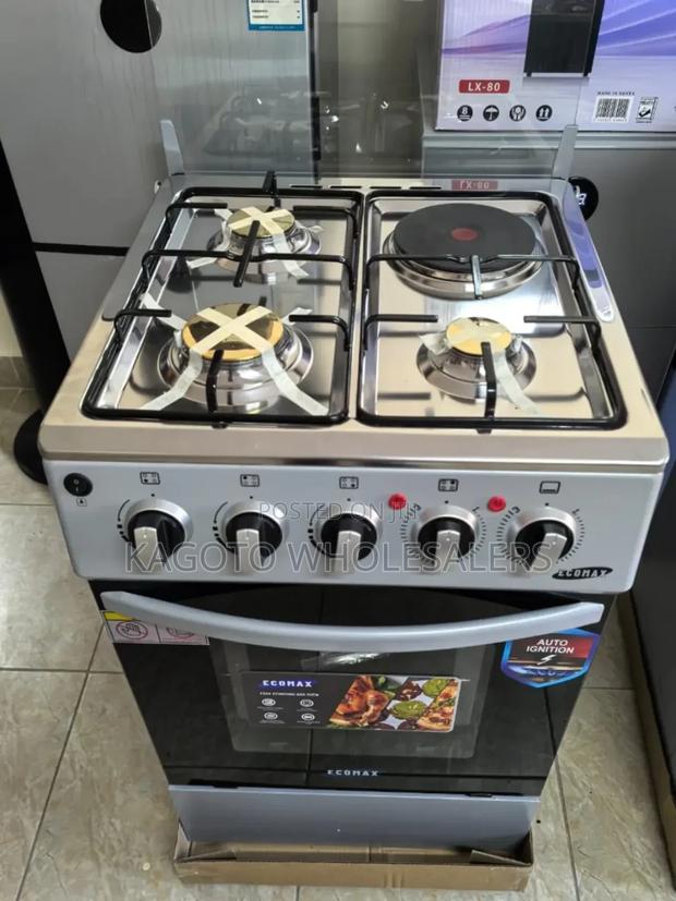50*55 Ecomax 3+1electric Free Standing Gas Cooker E3+1c/G