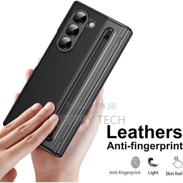 Foldino Leather Case for Samsung Galaxy Fold 5 With S Pen Sl - main view
