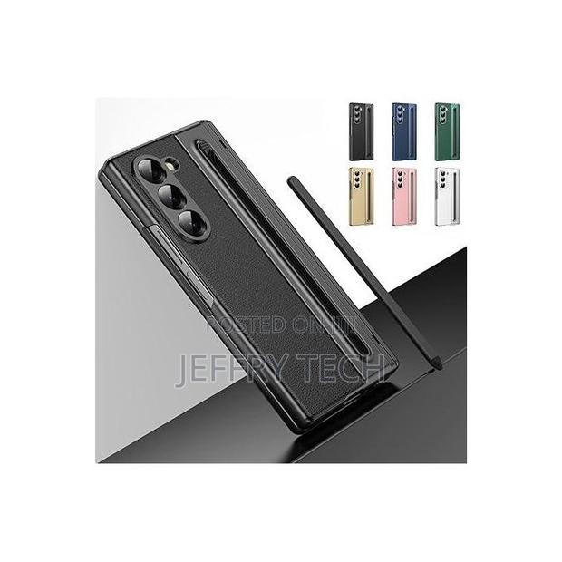 Foldino Leather Case for Samsung Galaxy Fold 5 With S Pen Sl - thumbnail 4