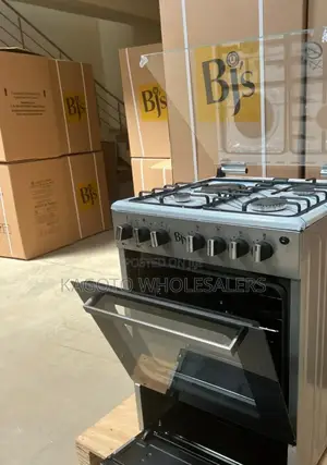 Bj's Free Standing Cooker 3gas+1 60*60i-1t-Inox Silver