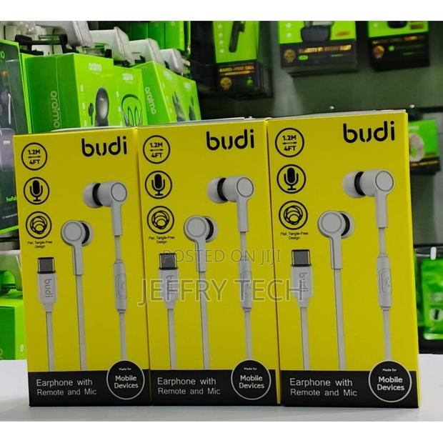 Budi Ep22tw Type C Earphones – Crystal-Clear Sound With Remo