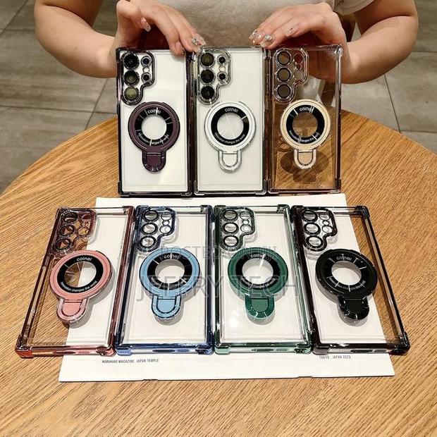 Magnetic Ring Holder Case for Galaxy S23 Ultra – Shockproof - thumbnail 2