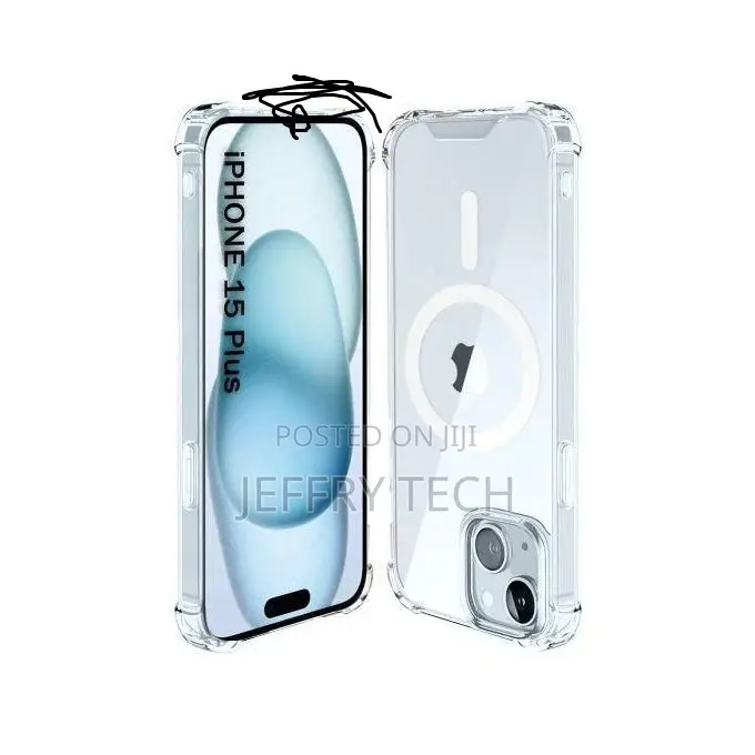 Shockproof Ultra-Hybrid Back Cover Case for iPhone 15 Plus