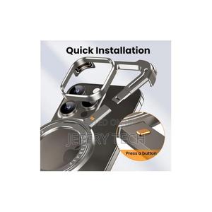 iPhone 15 Pro Max Frameless Metal Casemagnetic Bumper Design - thumbnail 2