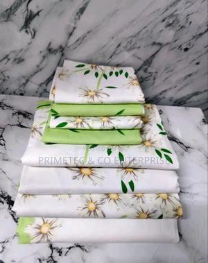 8 Pieces Bedsheet Set With Curtains. - thumbnail 2
