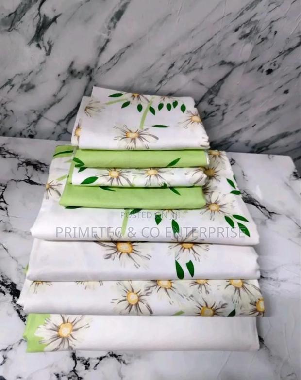 8 Pieces Bedsheet Set With Curtains. - main view