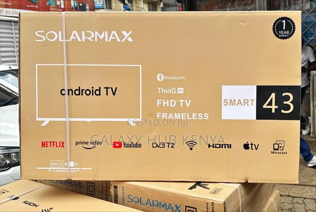 Solarmax 43 Inches Android FHD Frameless Tv - thumbnail 3