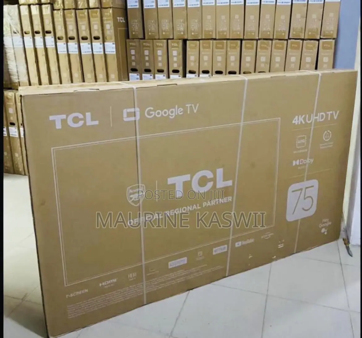 TCL V6c 75 Inch Direct Led HDR Smart Tv – 75v6c(2025)