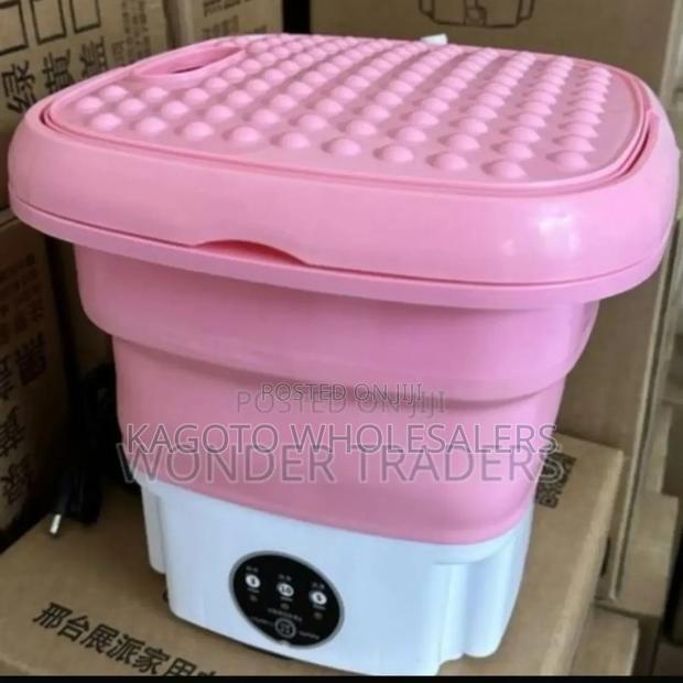 Colour Pink- Portable 6.5litres Washing Machine