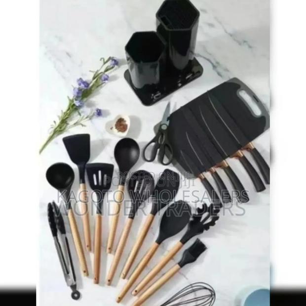 Complete Set All -- 19pcs Silicon Spoon - main view