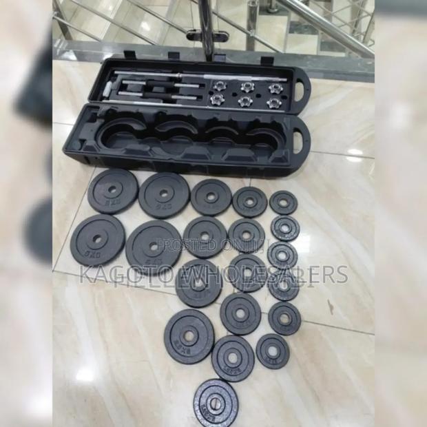 Completa Set. Total 50kgs. 50kgs Dumbells - main view