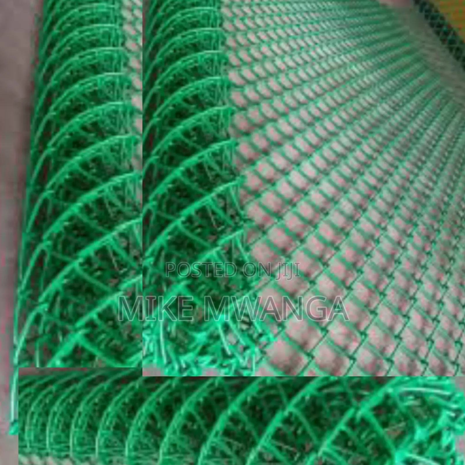 Green Coated PVC Chain Link 2mm, 14g