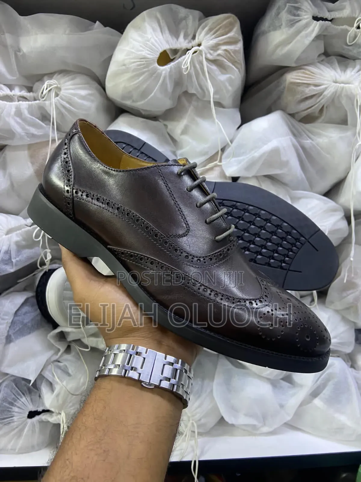 Pure Leather/Rubber Sole Shoes,Official